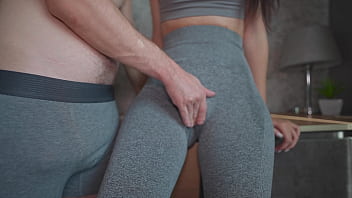 Obsessed With My Stepmom’s Sweaty Yoga Pants After Her Workout – Forced To Fuck Her Tight Pussy And Fill Her Up In 4k