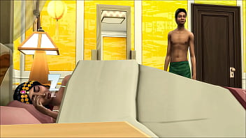 Desi Stepmom’s Bed Becomes A Steamy Sanctuary When Her Stepson Crawls In After A Nightmare, Their Bodies Tangled In Forbidden Heat.
