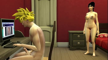 Dragon Ball Xxx Episode 41: Milk Fucks Her Son Gohan While Masturbating, Mother Gets Pounded Hard In Front Of Her Husband