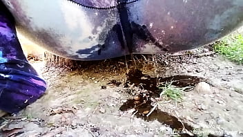 Lilkiwwimonster Soaks Her Panties And Squirts Hot Piss In The Dirt For You—watch Her Get Messy And Wild!